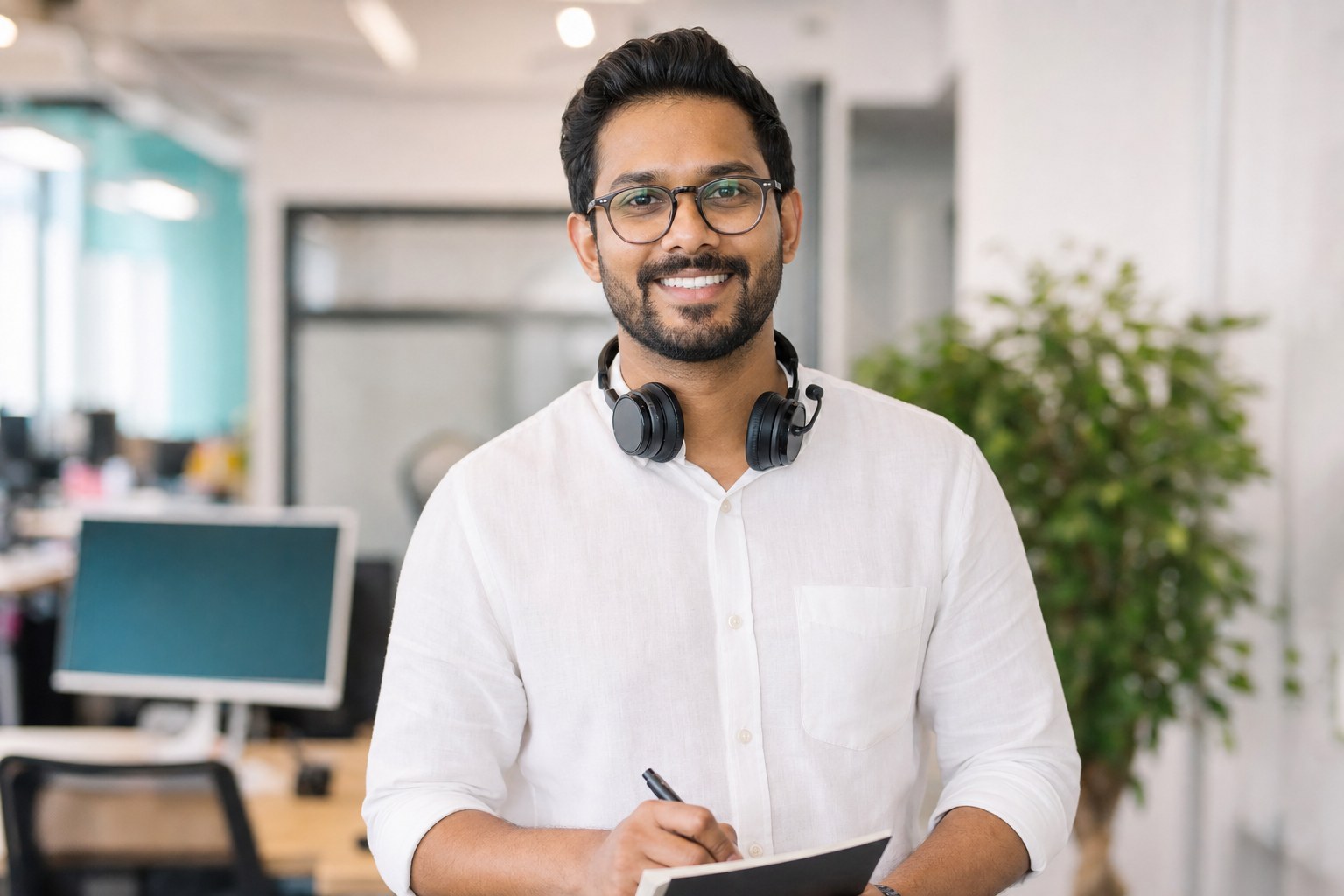 Illustrative AI-generated portrait representing a shortlisted healthcare recruiter candidate