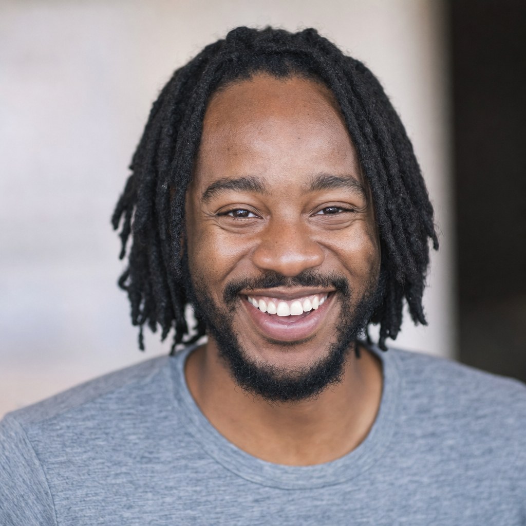 Smiling engineer