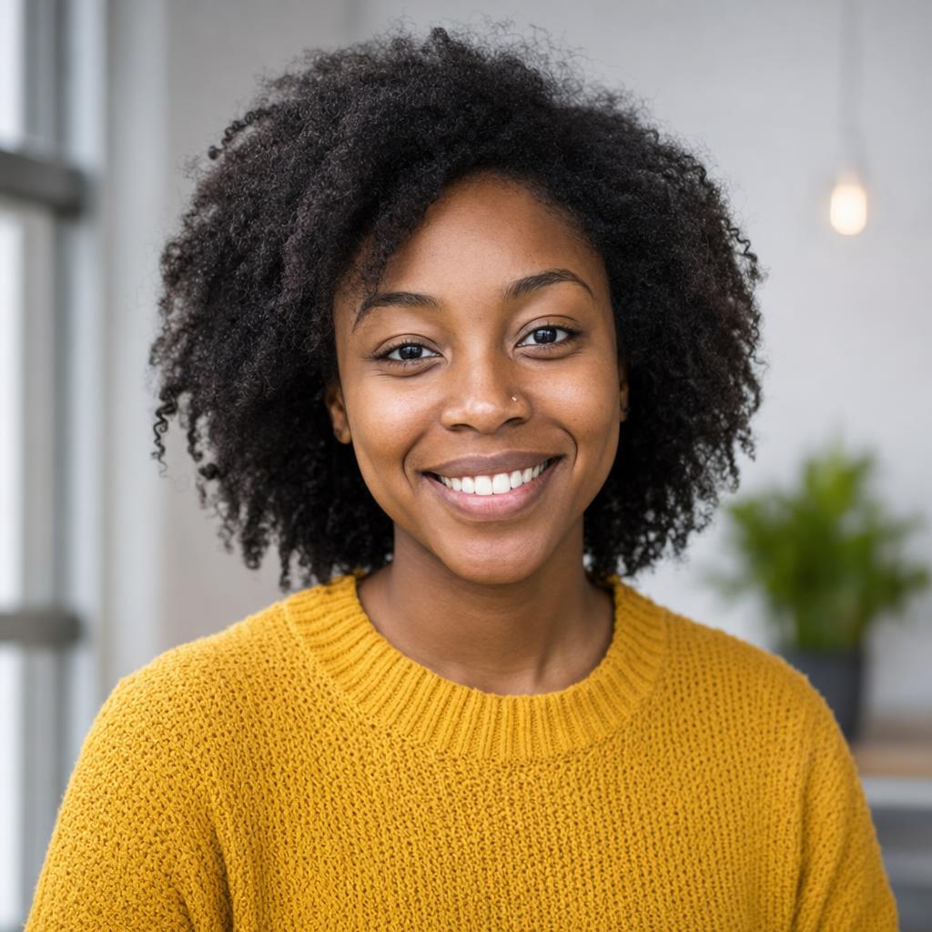 Smiling professional