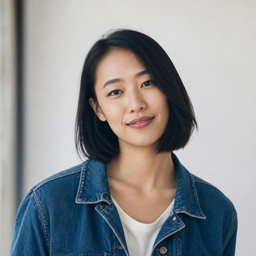 Professional in a denim jacket